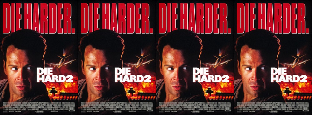 Bruce Willis, William Atherton and Bonnie Bedelia in the Renny Harlin movie ‘Die Hard 2’