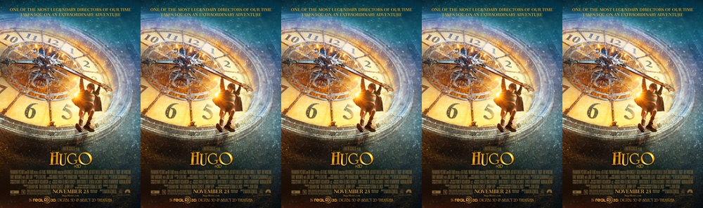 Ben Kingsley, Sacha Baron Cohen and Asa Butterfield in the Martin Scorsese movie ‘Hugo’